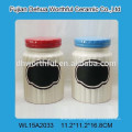 High quality ceramic sugar pot with lid